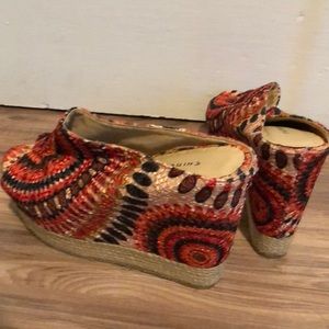 Colorful platform wedges!